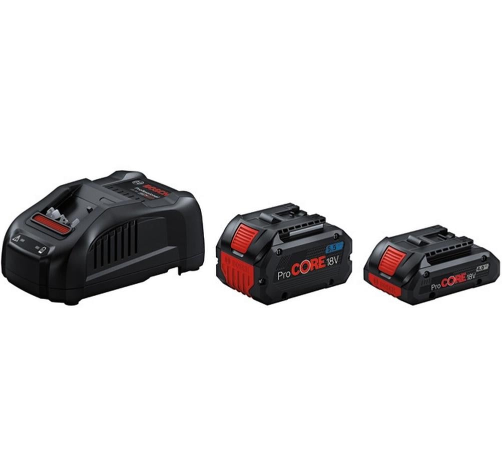 Bosch Professional Kit de démarrage pour batterie ProCore 18 V 4.0 Ah, 5.5 Ah, GAL 1880 CV