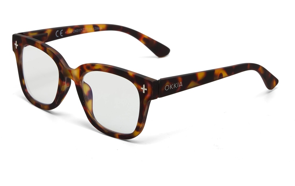 OKKIA Lunettes écran Giovanni Classic Havanna, +0,0