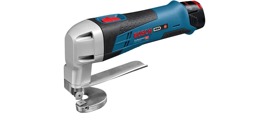 Bosch Professional Cisailles à tôle sans fil GSC 12 V-13 en L-BOXX