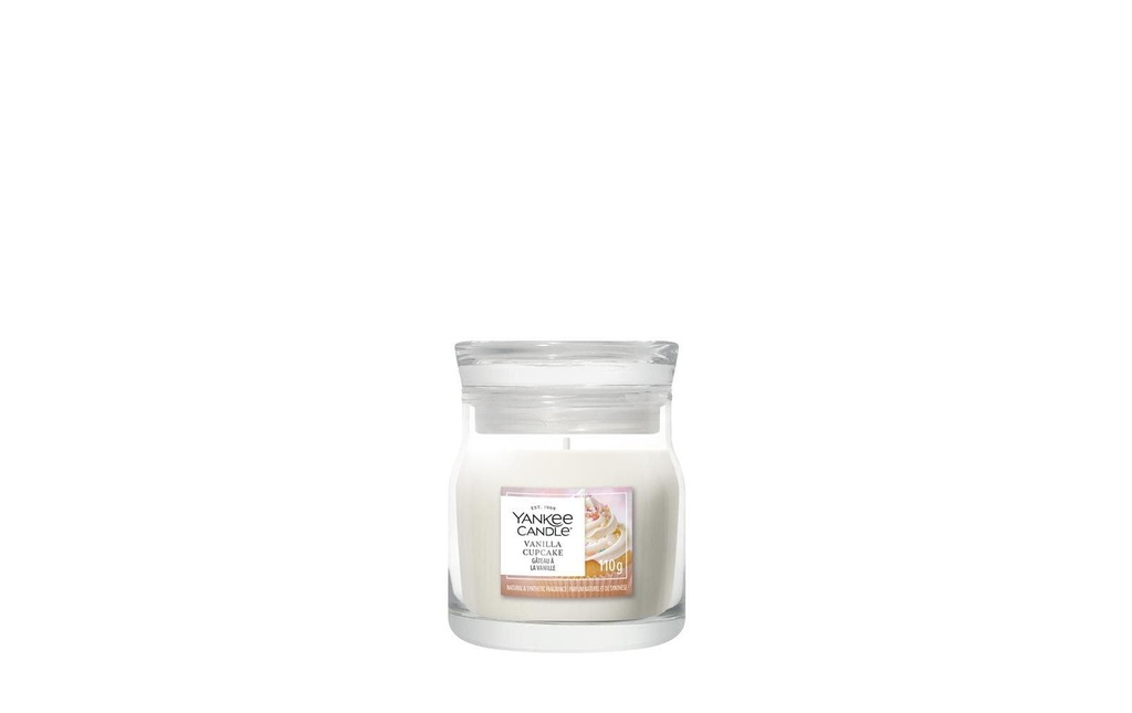 Yankee Candle Signature Bougie parfumée Vanilla Cupcake Signature Small Jar