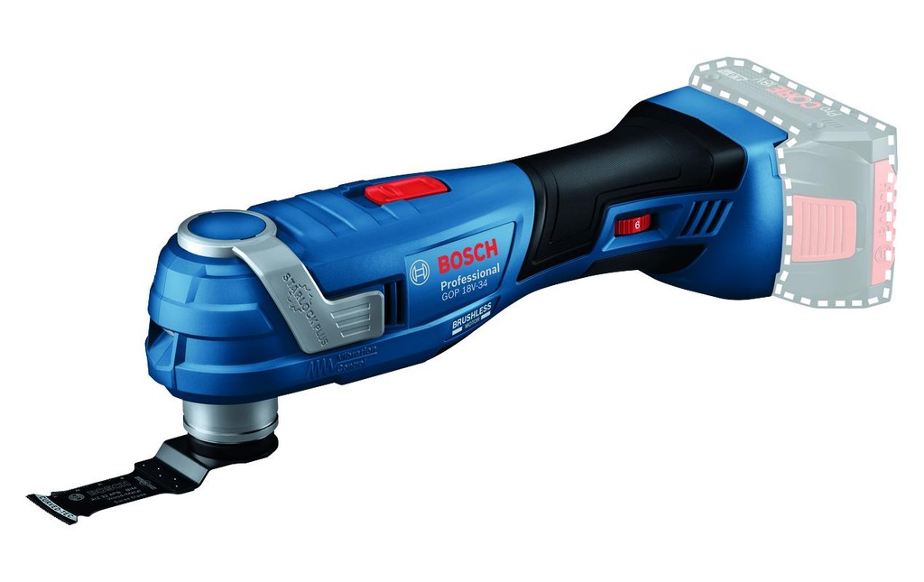 Bosch Professional Outil multifonctionnel GOP 18 V-34