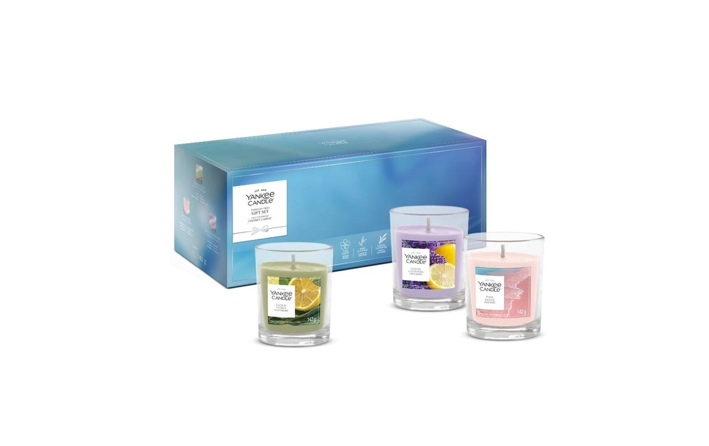 Yankee Candle Signature Coffret cadeau 3 petits tumblers
