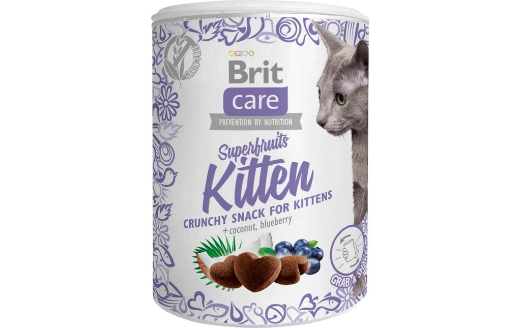 Brit Collation pour chat Care Superfruits Kitten 100 g