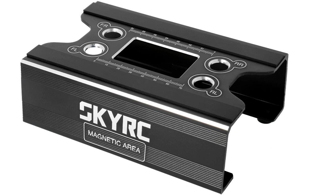 SKYRC Banc de montage 1:8 Support de montage 1/8 noir aluminium