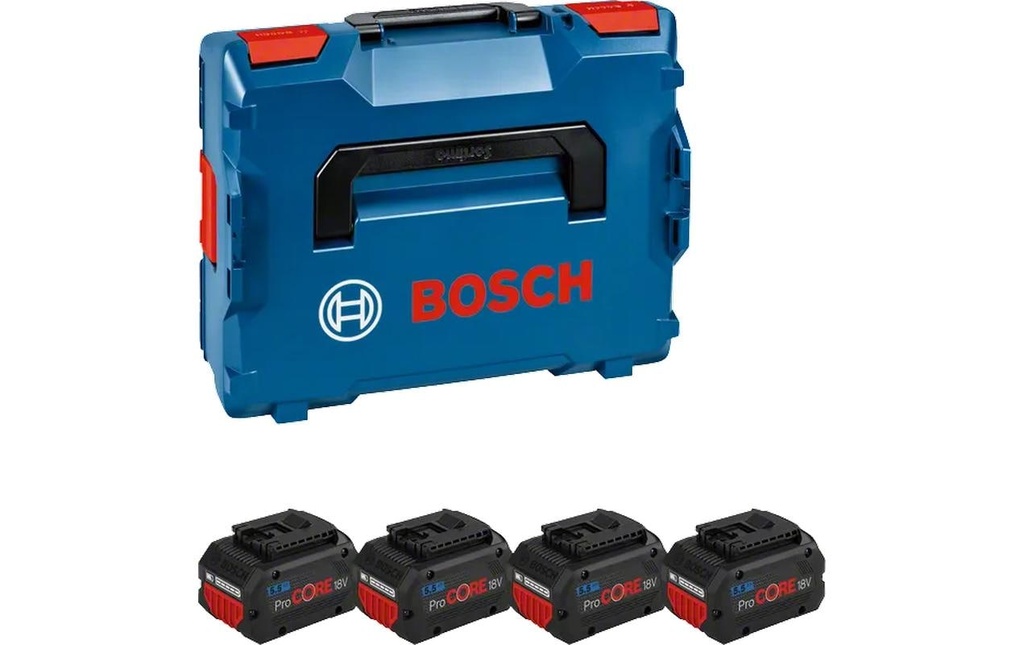 Bosch Professional Paquet de batteries 4x ProCORE18 V 5.5Ah