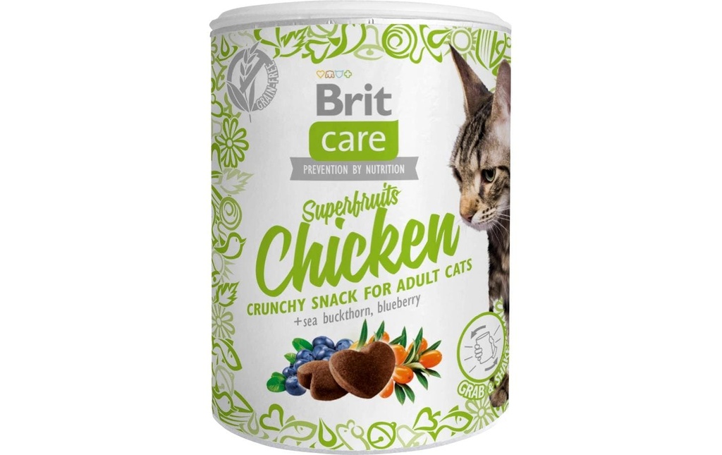 Brit Collation pour chat Care Superfruits Poulet 100 g