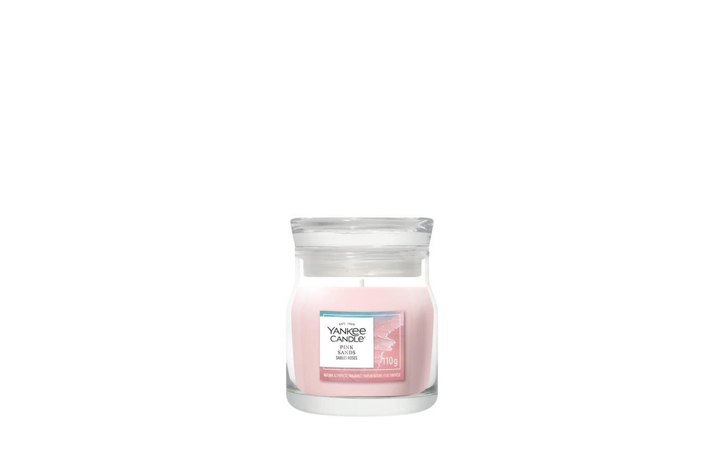 Yankee Candle Signature Bougie parfumée Pink Sands Signature Small Jar
