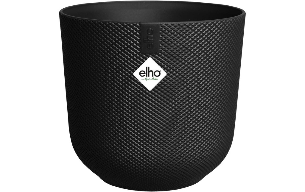 Elho Pot de fleur Jazz 6.9 l, Living noir