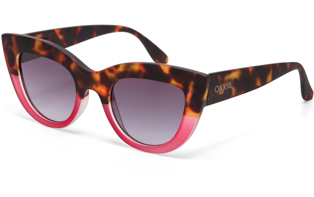 OKKIA Lunettes de soleil Claudia Rose havane