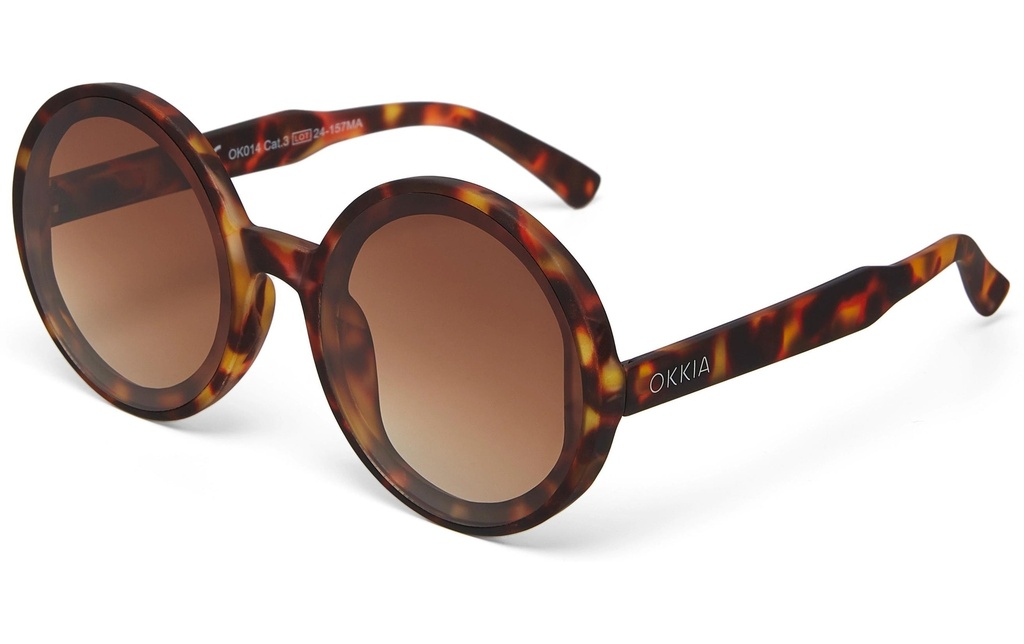 OKKIA Lunettes de soleil Monica Classic Havana