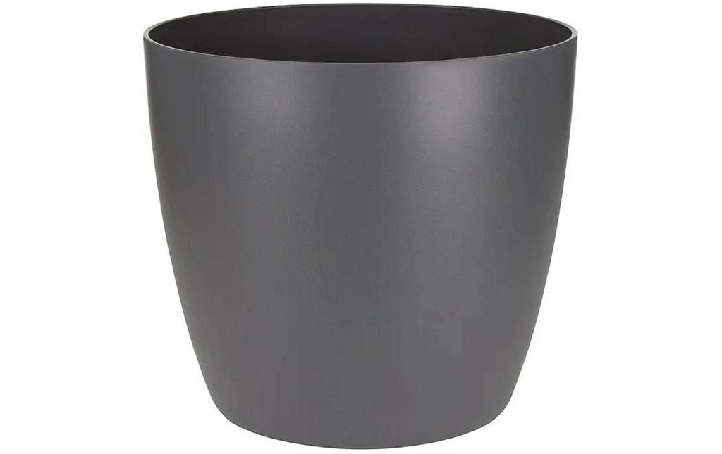 Elho Pot de fleur Brussels mini, rond, 100 ml, Anthracite