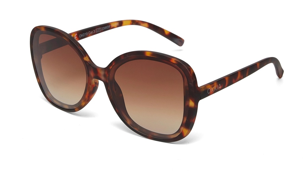 OKKIA Lunettes de soleil Anna Classic Havana