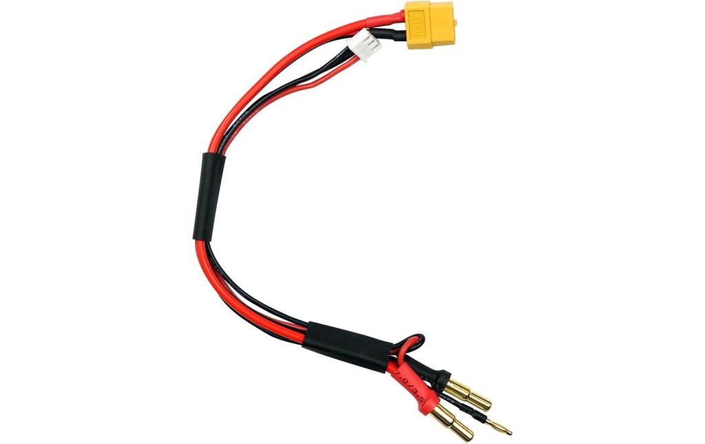 SKYRC Câble de chargement XT60 sur Connecteur en or de 4 mm/Connecteur en or de 5 mm