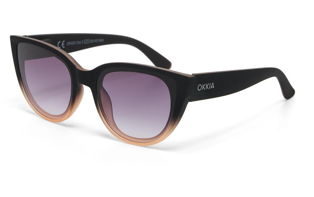 OKKIA Lunettes de soleil Silvia Black Pink