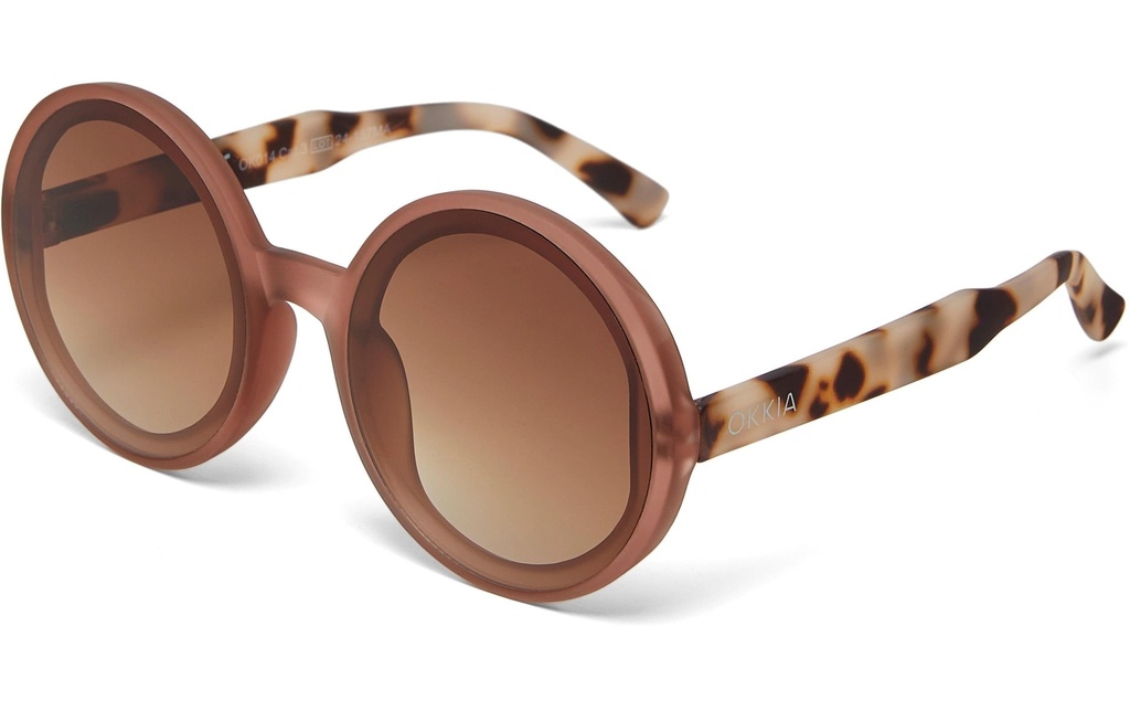 OKKIA Lunettes de soleil Monica Havane rose