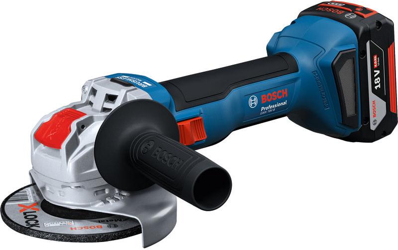 Bosch Professional Meuleuse d’angle GWX 18 V-8 + 2x GBA 18 V 4.0 Ah