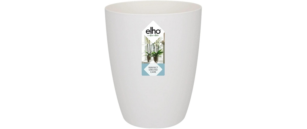Elho Pot de fleur Brussels Orchidee Haut 1.3 l, blanc