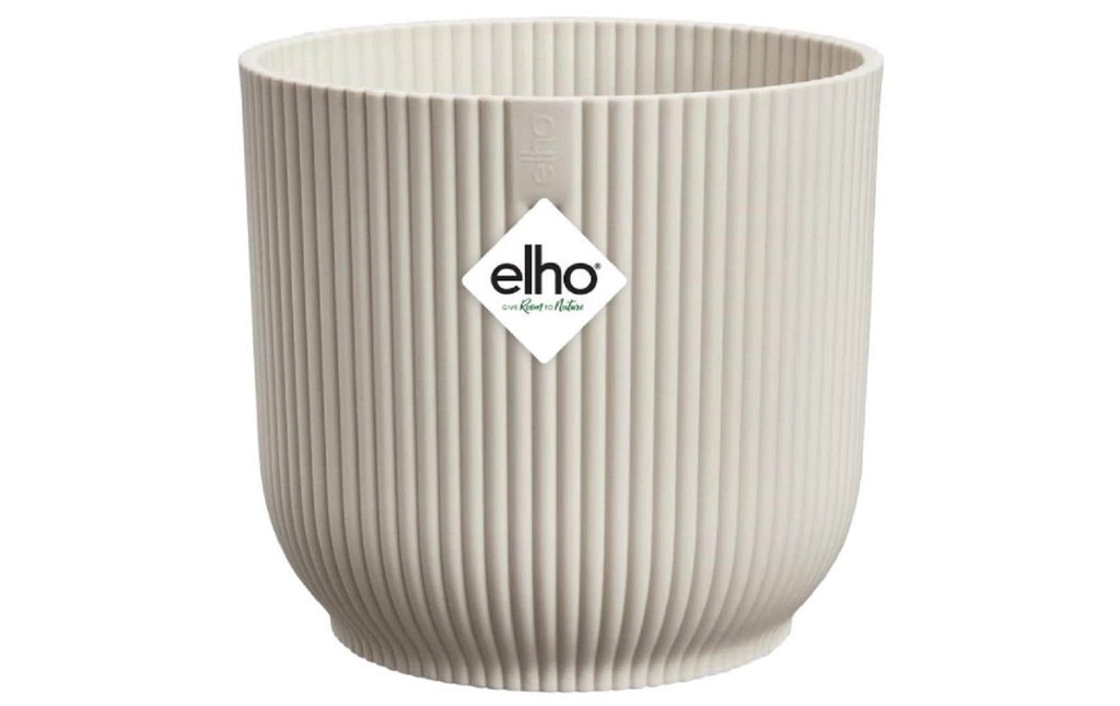 Elho Pot de fleur Vibes Fold 1.6 l, blanc lin