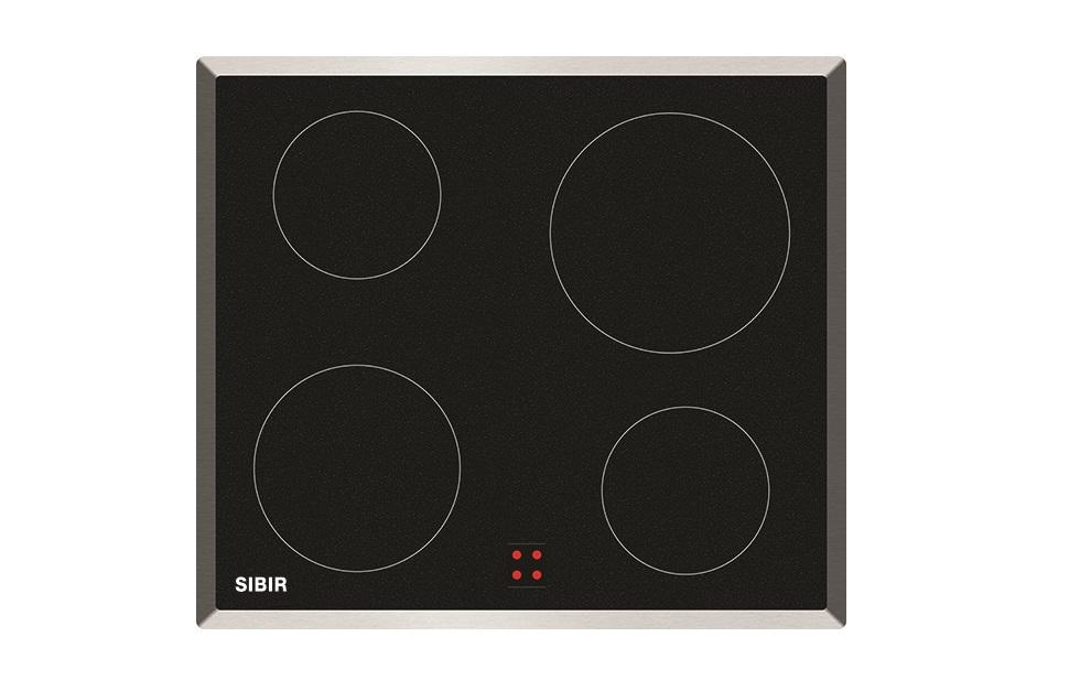 Sibir Plaque de cuisson en vitrocéramique GK 4200 Black Design