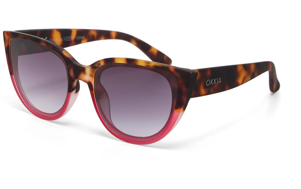 OKKIA Lunettes de soleil Silvia Rose havane
