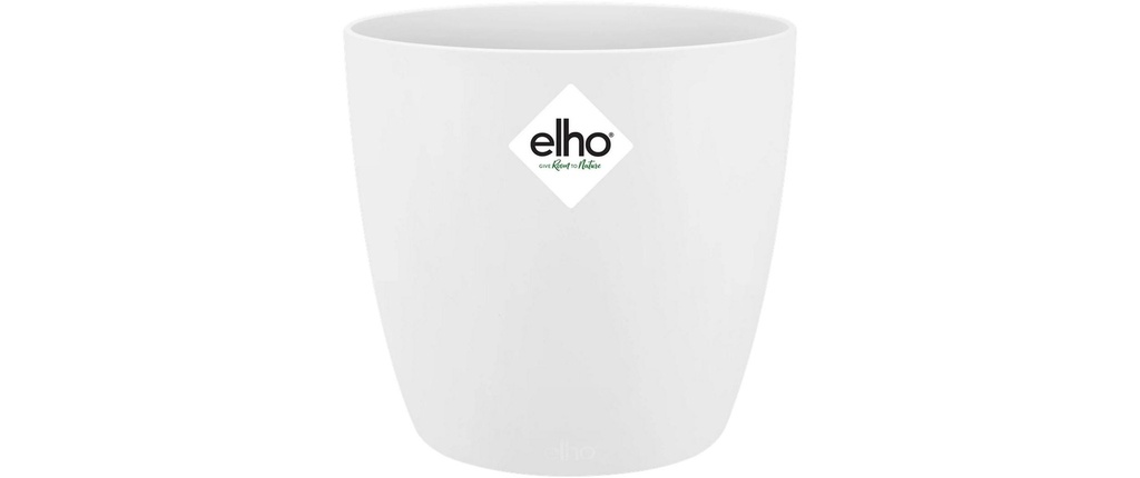 Elho Pot de fleur Brussels mini, rond, 0.8 l, blanc