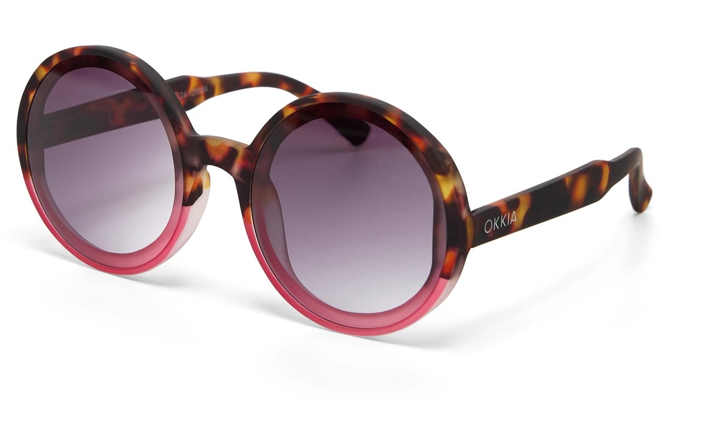OKKIA Lunettes de soleil Monica Rose havane