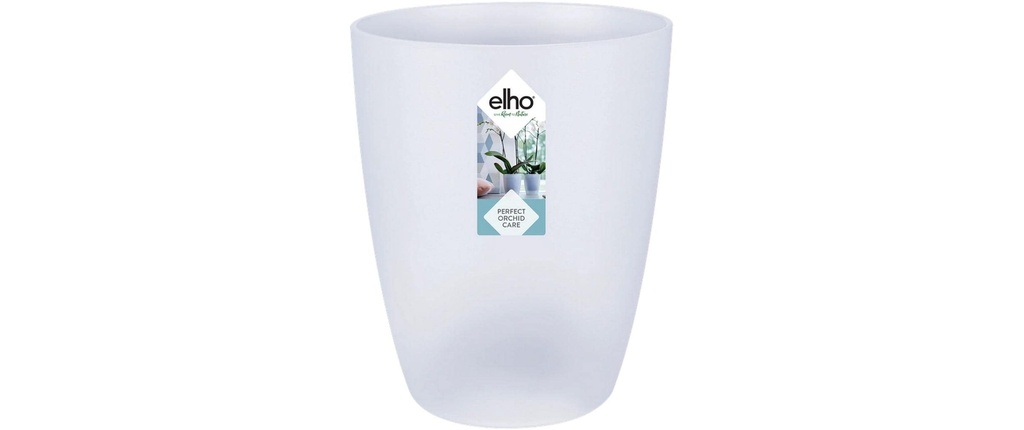 Elho Pot de fleur Brussels Orchidee Haut 1.3 l, Transparent