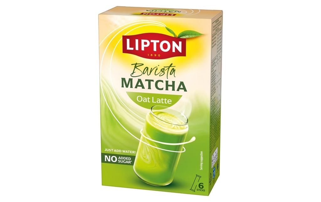 Lipton Barista Matcha Oat en poudre 10 sticks de portions