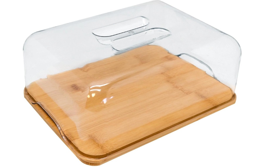 Nerthus Plateau à fromage avec calotte Transparent/Brun