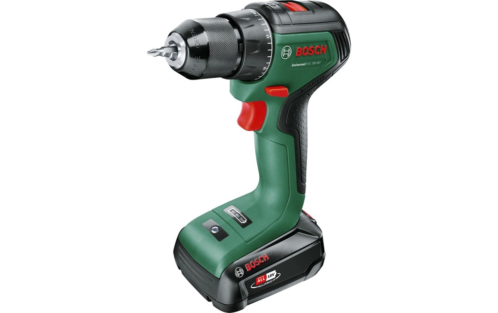 Bosch Perceuse-visseuse sans fil Foret universel 18 V-60 1x batterie