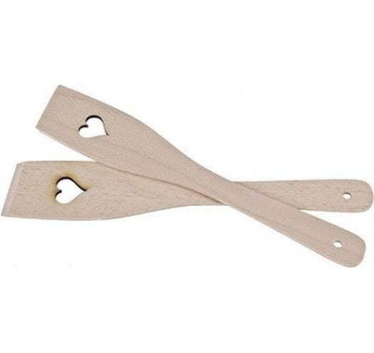 creanorm Spatule Cœur 1 pièce, Brun
