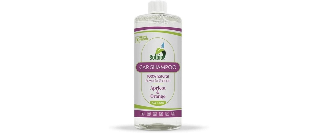 Solbio Shampooing pour voiture Tout-en-un 1 l 1000 ml