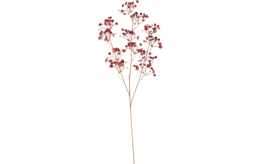 present time Plante artificielle Babybreath, 93 cm, Ocre rouge