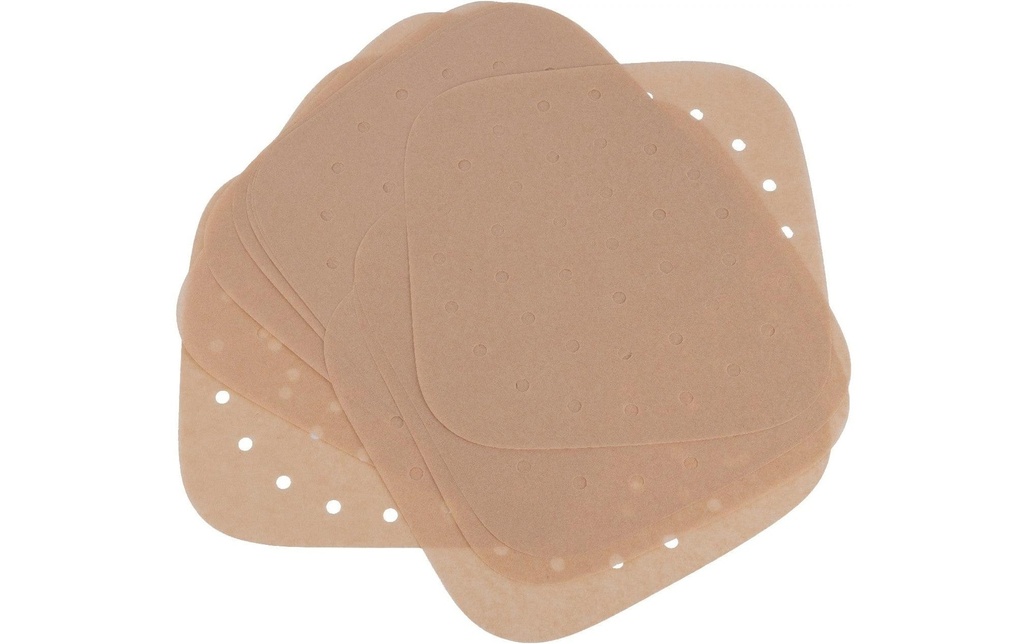 Nerthus Papier sulfurisé carré pour Airfryer perforé 100 Pièce/s