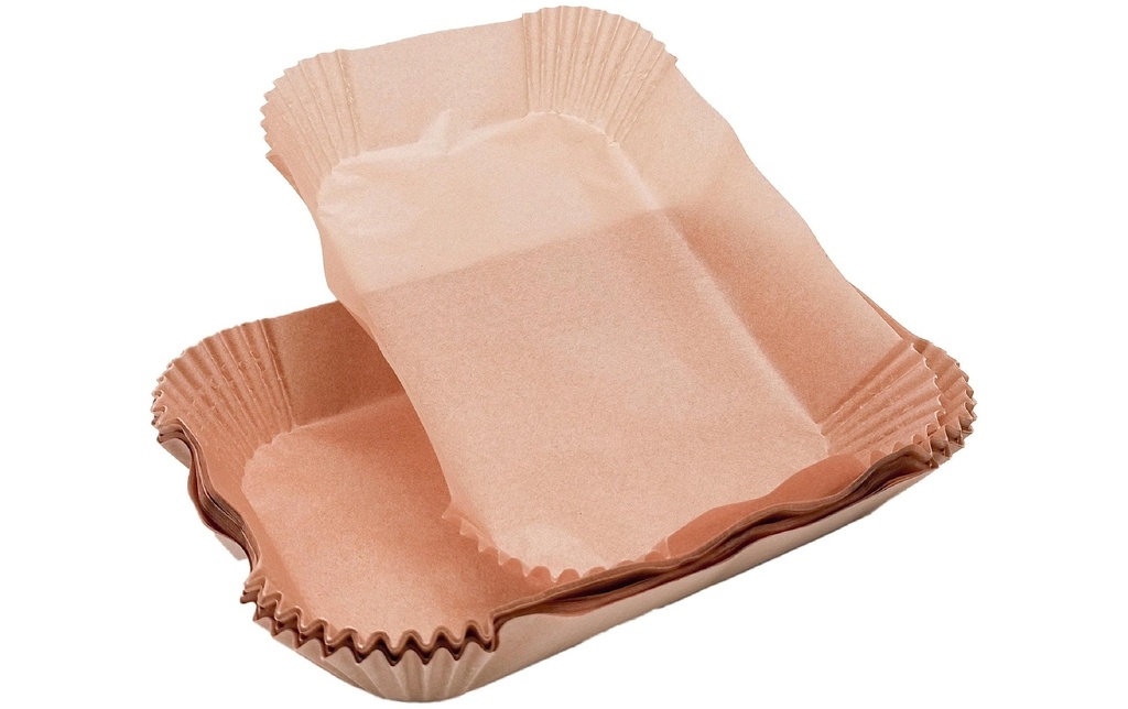 Nerthus Papier sulfurisé rectangulaire pour Airfryer 100 Pièce/s