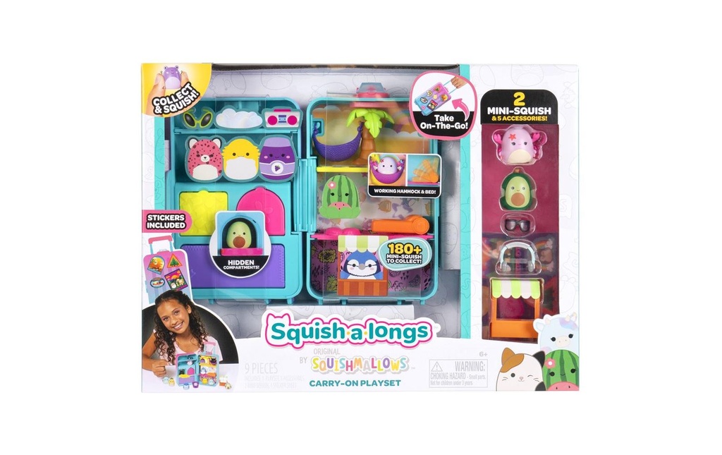 Squishmallows Squishalongs Valise Playset