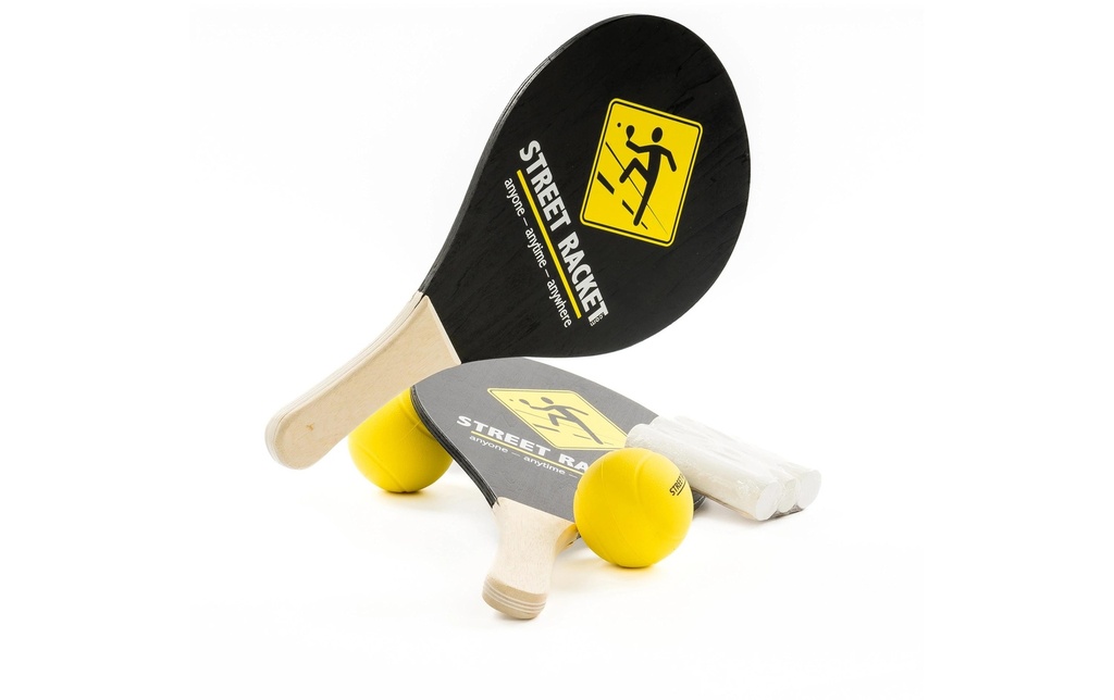 Schildkröt Funsports Set de raquette de rue bois laqué noir