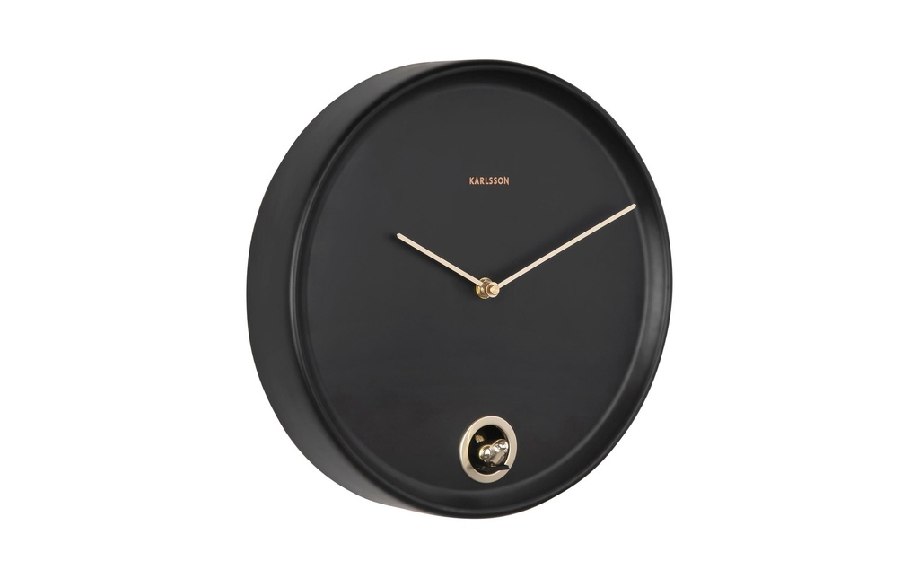 KARLSSON Horloge murale Esencia Cuckoo 30 cm, noir