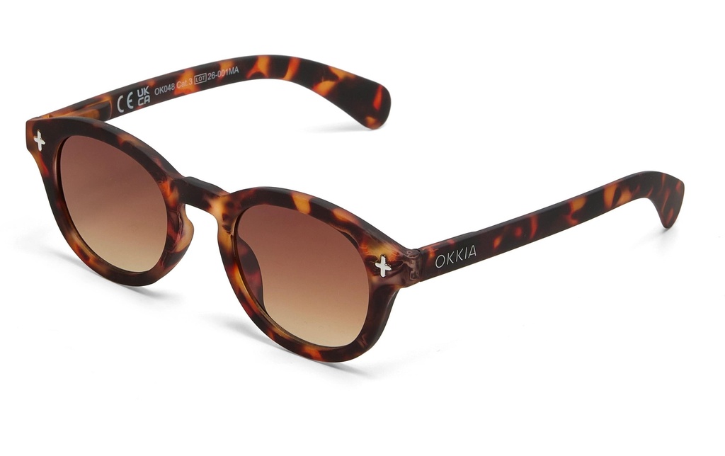 OKKIA Lunettes de soleil Milano Classic Havana