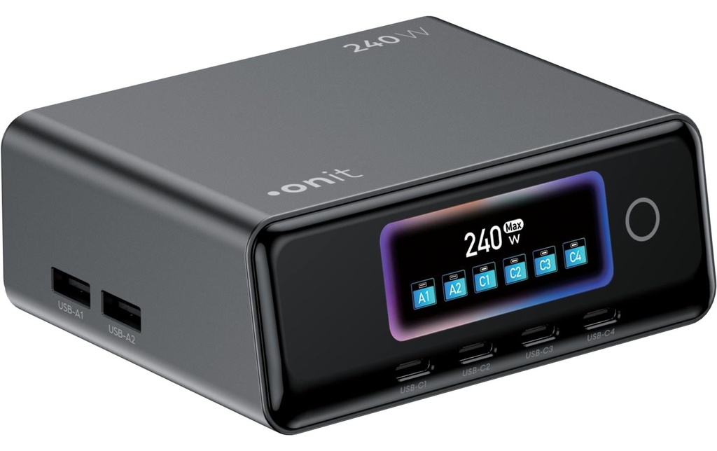 onit Station de recharge Desktop 4C2A 240 W GaN