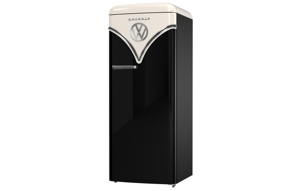 Gorenje Réfrigérateur OBRB615DBK Noir/Beige, Droite