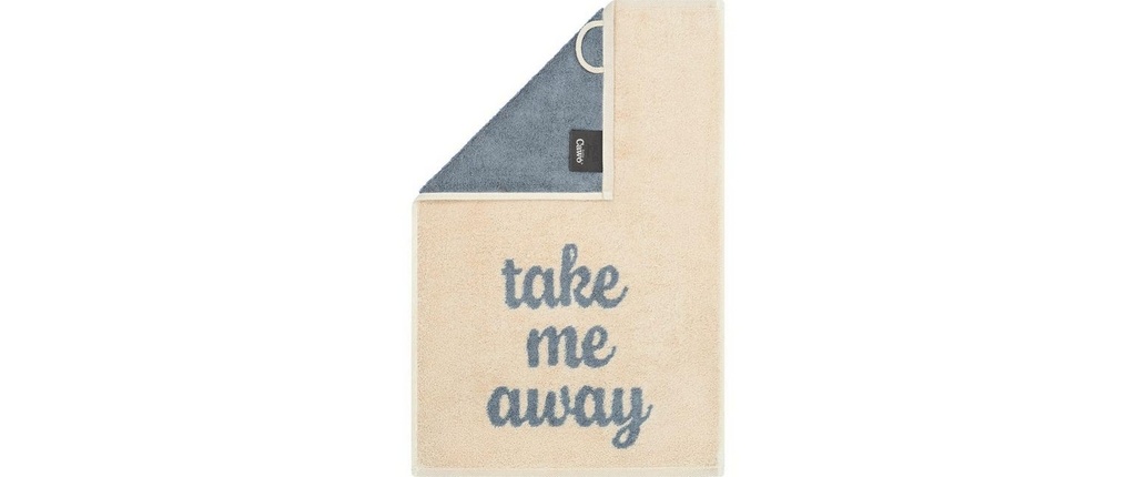 Cawö Serviette Postcard Edition 30 x 50 cm, Beige
