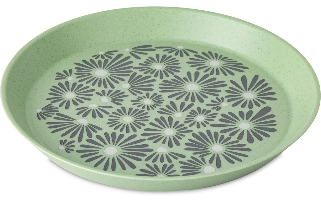 Koziol Assiette non décorative Blomster 1 pièce, Vert