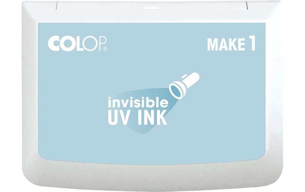 Colop Tampon encreur Make 1, 90 x 50 mm, blanc