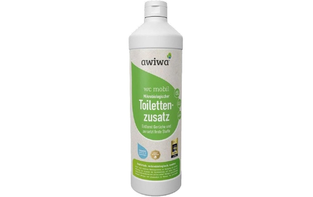 awiwa Additif pour toilettes microbiologique wc mobile, 1 l