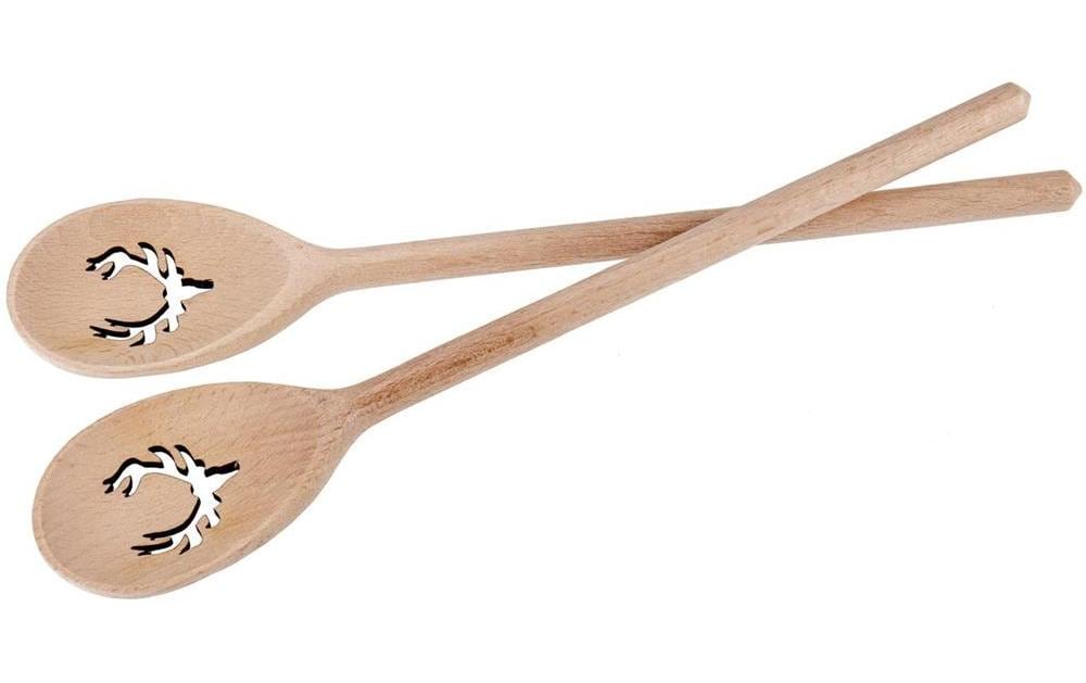 creanorm Grande cuillère Bois de cerf 1 pièce, Brun