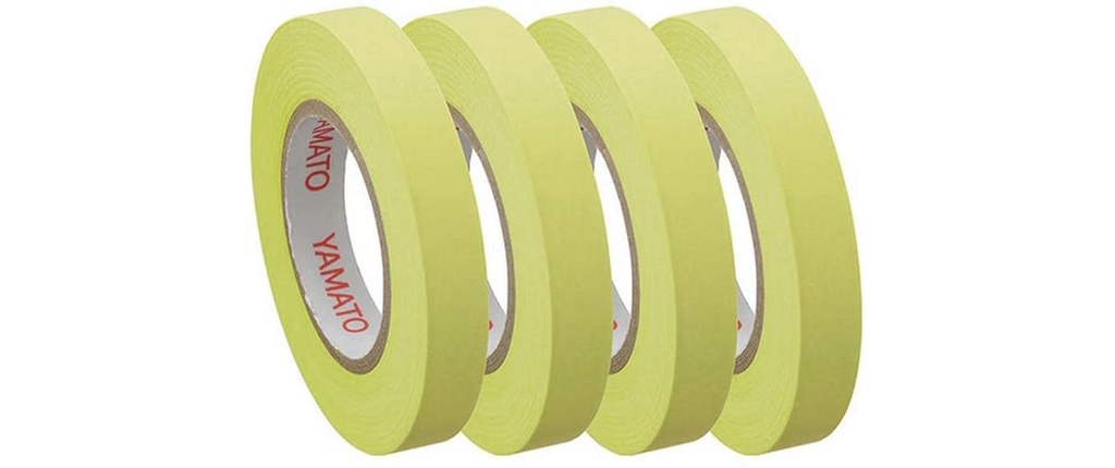 NT Cutter Papier pour notes adhésives en rouleau YAMATO 7 mm x 10 m, 4 pièces