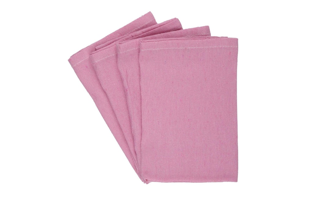 Arti Casa Serviettes de table 35 x 35 cm, Rose