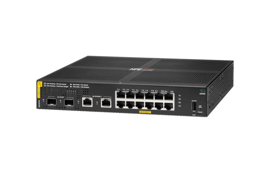 HPE Aruba Networking Switch CX 6000 16 ports