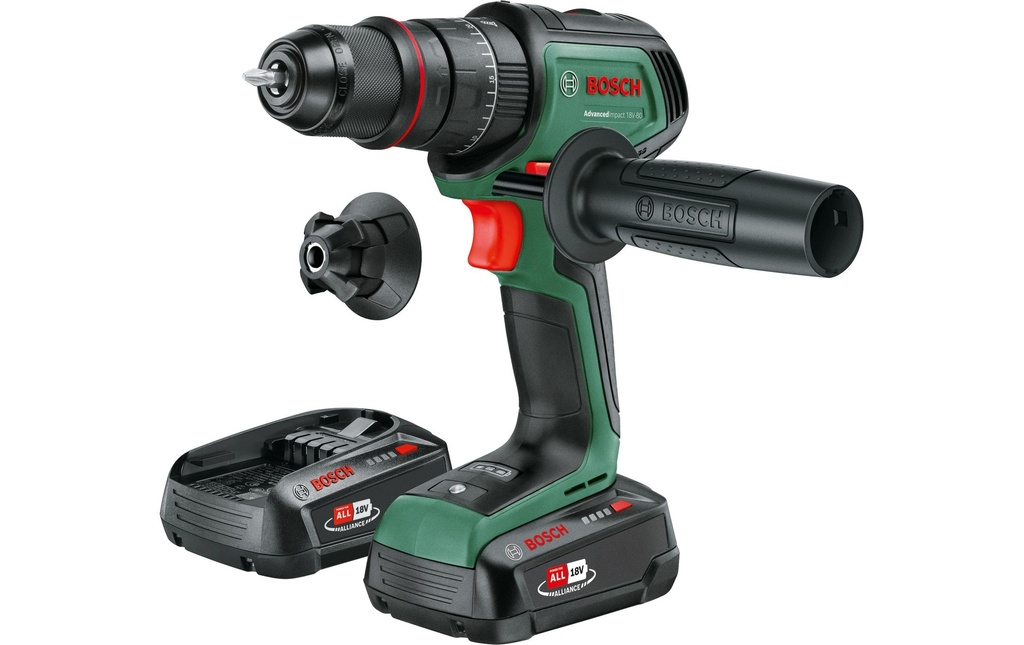 Bosch Perceuses à percussion sans fil AdvancedImpact 18 V-80 2 x batterie